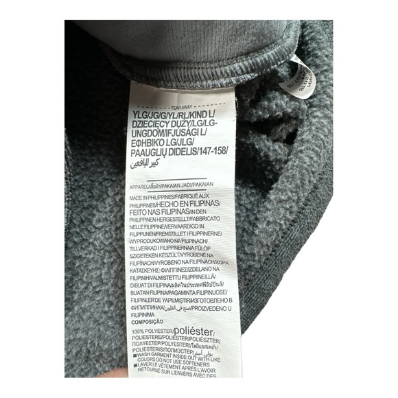 Under Armour 1/4 Zip Youth Size Large Gray With Neon Green Logo - Picture 5 of 8